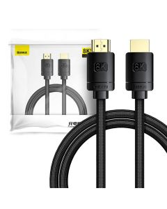 Baseus High Definition Series HDMI 2.1 kabel, 8K 60Hz, 3D, HDR, 48Gbps, 1m (crni)