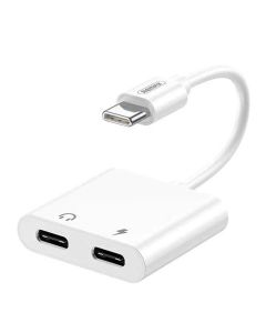 Audio adapter USB-C Remax REMINE (bijeli)