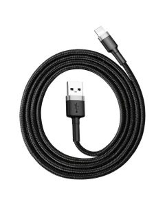 Baseus Cafule USB Lightning kabel 2,4A 1m (sivo+crno)