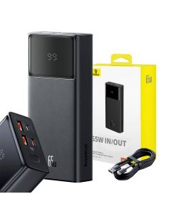 Power Bank Baseus Star-Lord, 20000mAh 65W + USB - USB-C kabel (crni)