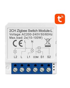 Smart Switch Module ZigBee Avatto LZWSM16-W2 No Neutral TUYA