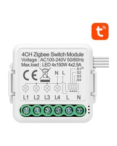 Modul pametnog prekidača ZigBee Avatto N-ZWSM01-4 TUYA