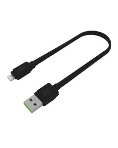 Kabel USB Lightning Green Cell GCmatte, 25cm, za iPhone, iPad, iPod, brzo punjenje