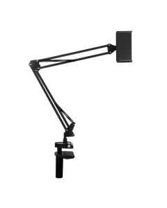 Desk stand Puluz with phone/tablet holder (black)