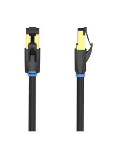 Mrežni kabel CAT8 SFTP Vention IKABD RJ45 Ethernet 40Gbps 0,5m crni